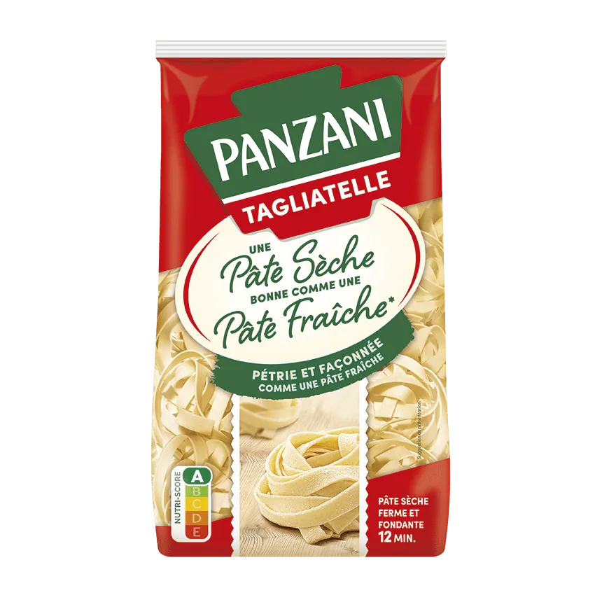 Tagliatelle Panzani de la gamme Une pâte sèche bonne comme une pâte fraîche