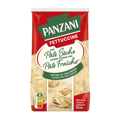 Fettuccine Panzani de la gamme Une pâte sèche bonne comme une pâte fraîche