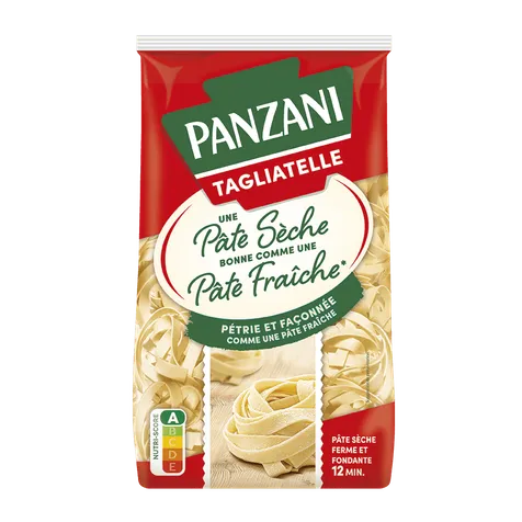 Tagliatelle Panzani de la gamme Une pâte sèche bonne comme une pâte fraîche